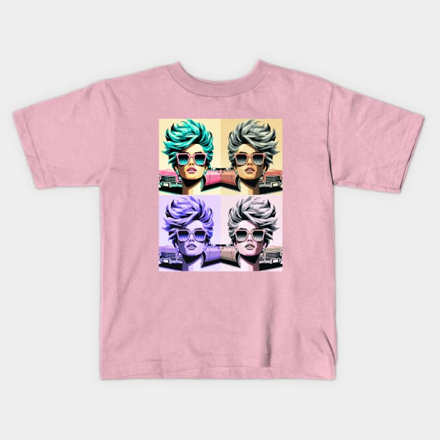 Pop Art, Pretty Love | Catsie Cat Kids T-Shirt by Catsie Cat